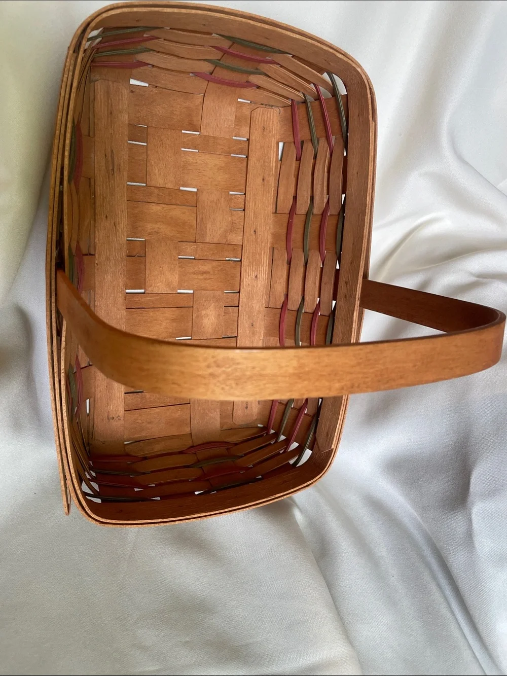 Longaberger 1990 Merry Christmas Basket Signed by Dave Longaberger.